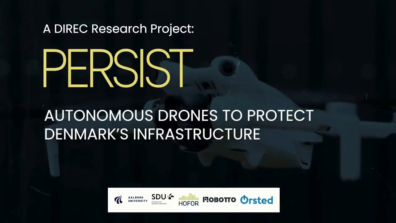 PERSIST project — autonomous drones to protect Denmark's infrastructure
