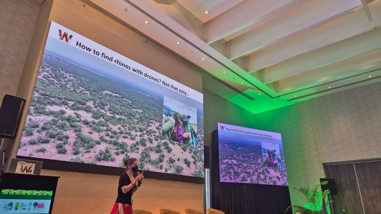 Presenting at Global Conservation Tech & Drone Forum in Nairobi